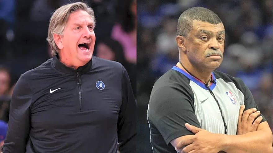 NBA Ref Tony Brothers Held Back by Players as Chris Finch Slams Unprofessional Behavior