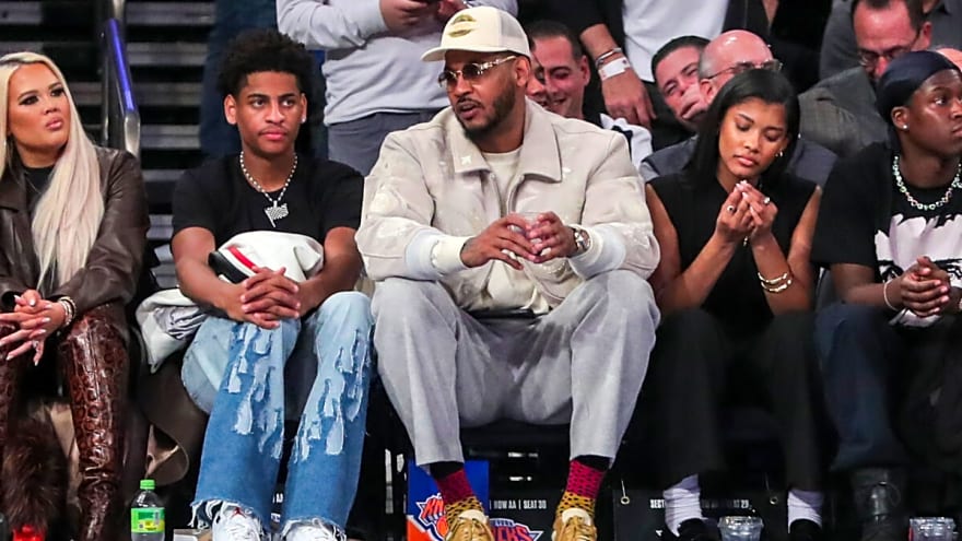 Carmelo Anthony Claims Son Kiyan Anthony is ‘Too Small’
