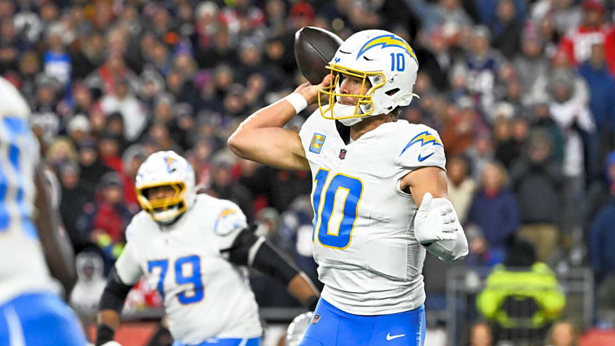Chargers add the ultimate cheat code to their offense to help out Justin Herbert in a new 2026 NFL Mock draft