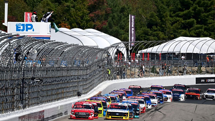 NASCAR Truck Star Gio Ruggiero Avoids Going Bald With Dramatic Talladega Win