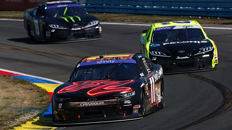 Austin Hill Clips Michael McDowell, Triggering 16-Car Crash at Watkins Glen