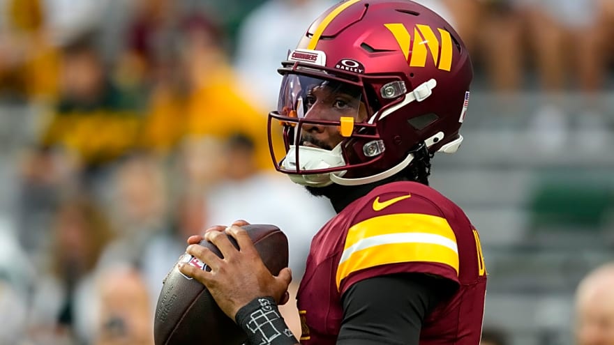 Jayden Daniels misses practice with knee injury, but recent history leads to speculation that he may still play in Week 3
