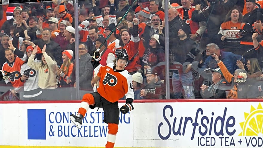 Zegras One-Ups Gauthier As Flyers Blitz Ducks, 5-2