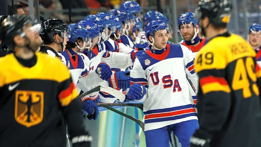 Brock Faber scores first Olympic goal in Team USA win over Germany