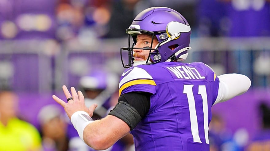 Vikings Tuesday injury report sees an important addition, along with a change in Carson Wentz&#39;s status