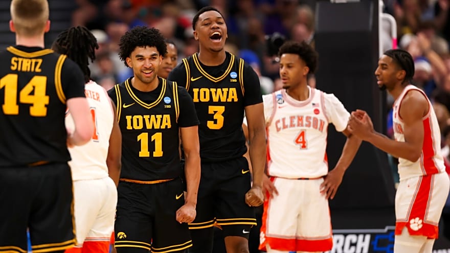 Iowa Wins Slugfest Over Clemson With Raucous Rebounding