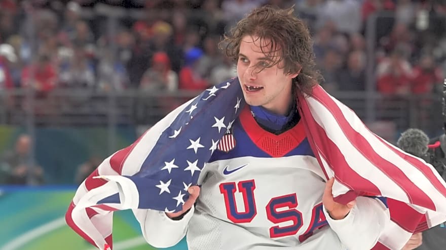 Jack Hughes' Golden Goal at Winter Olympics Celebrated in Unique Item