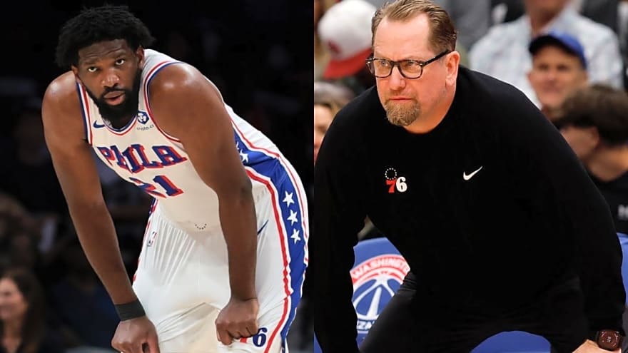76ers HC Nick Nurse Breaks Silence on Joel Embiid’s Appendicitis: 'Thoughts and Prayers With Him'