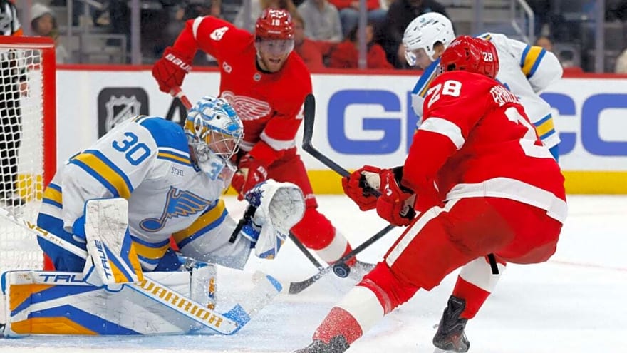 3 Takeaways From the Blues’ Comeback Win Over the Red Wings on Halloween