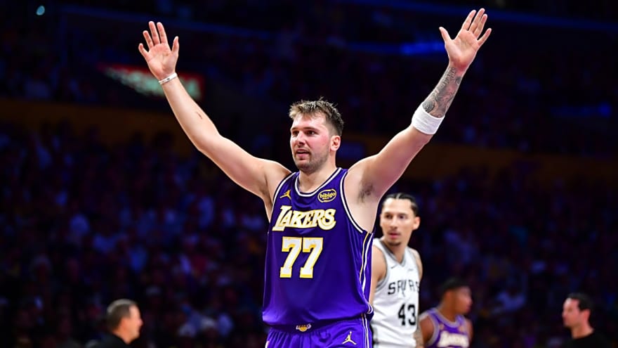 Luka Doncic Makes Lakers History During Thrilling Comeback Win Over Spurs