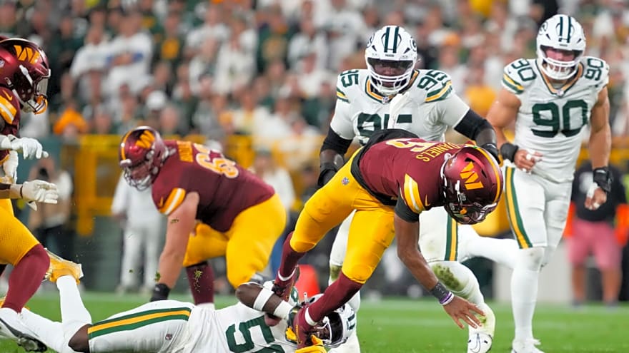 There are some concerns with Jayden Daniels&#39; injury that he suffered in the physical loss to the Packers