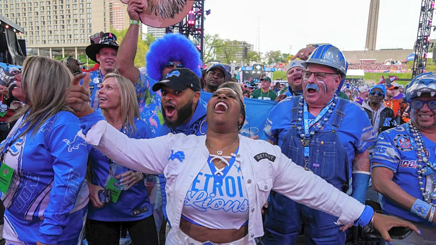 The Detroit Lions official draft order is set