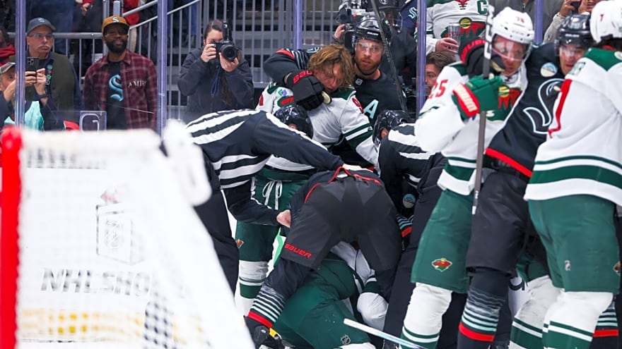 Wild win in Seattle, but Mats Zuccarello knocked out of game by huge hit