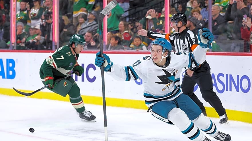 Wild battle but fall to Sharks in OT for sixth loss in last seven games