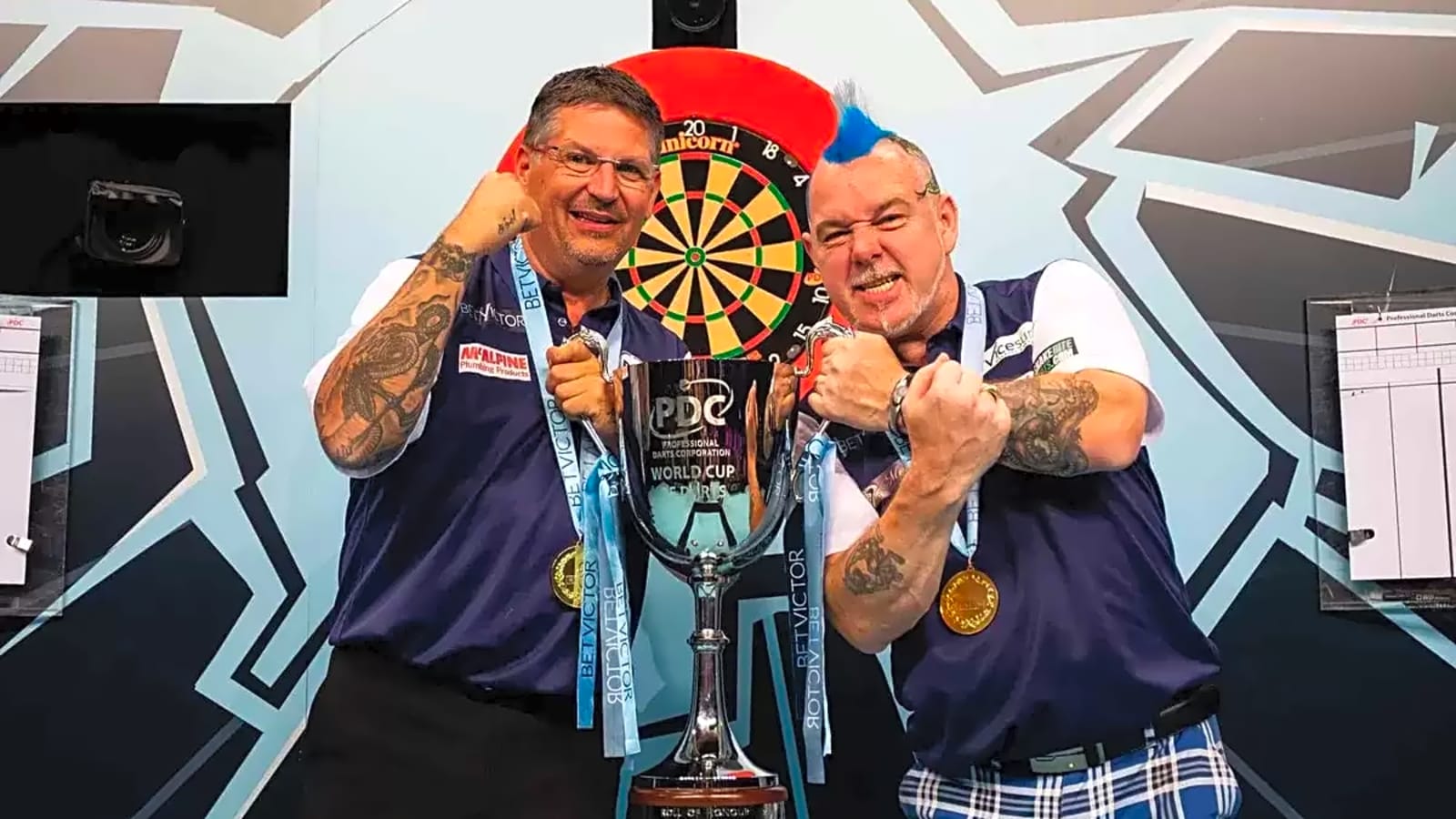 '110 years between us! We feel like a pair of grandads' - Gary Anderson jovial about his and Peter Wright's World Cup of Darts hopes