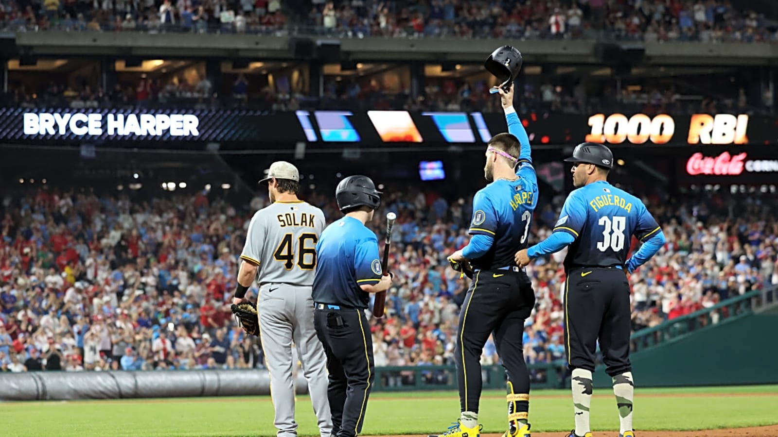 Phillies&#39; Bryce Harper Reacts to Joining Prestigious Group of MLB Players