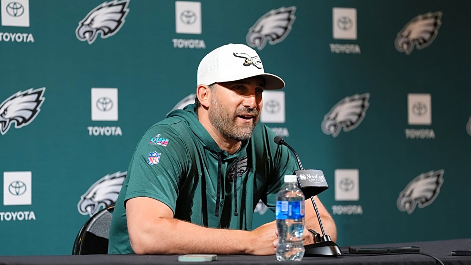 Eagles&#39; Nick Sirianni keeps his reaction to failed Tush Push ban surprisingly humble