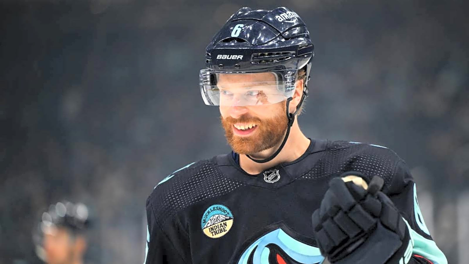 Kraken’s Adam Larsson plays in 1,000th NHL game