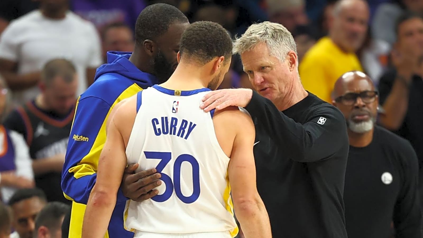 'Definitely Weird': Stephen Curry Says Steve Kerr’s Courtside Message After Warriors Elimination Was Unexpected