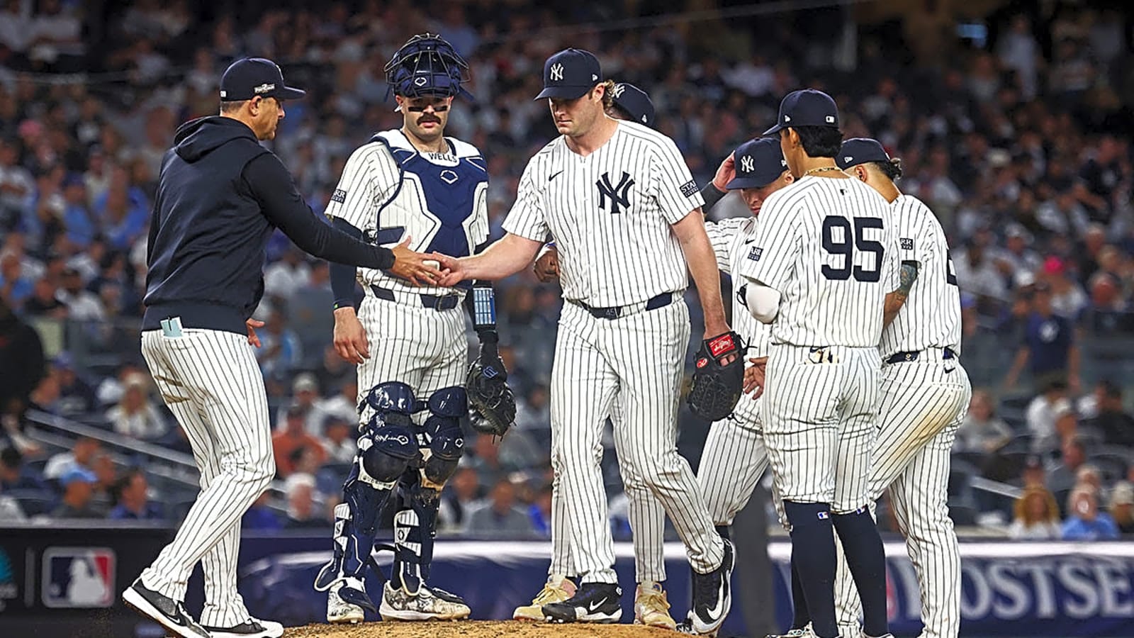 Why Yankees’ Aaron Boone didn’t tell truth about pulling Gerrit Cole early in World Series