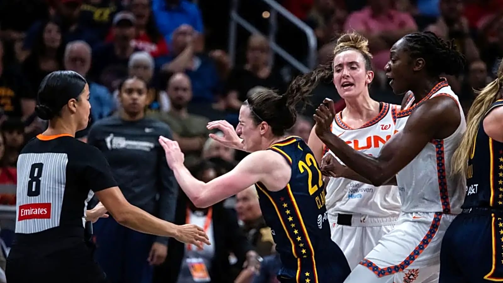 'The Refs Had A Lot To Do With That': Sophie Cunningham Blames Referees For Failing To Protect Caitlin Clark During Fever-Sun Altercation