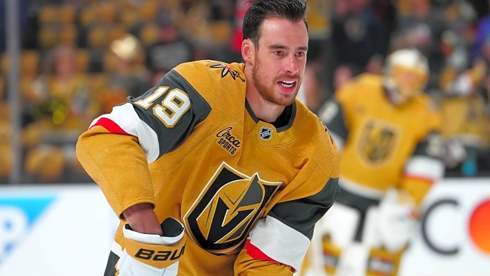‘He just took out a tooth!’: Comedian Will Burkart has funny interaction with Golden Knights’ Reilly Smith