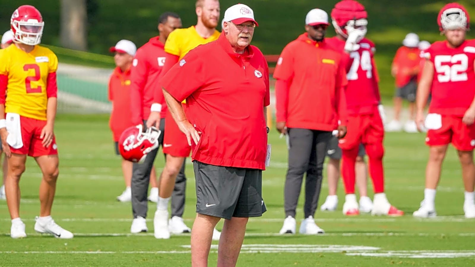 Andy Reid is giving the Chiefs&#39; 2025 draft class a big endorsement with his approach towards training camp