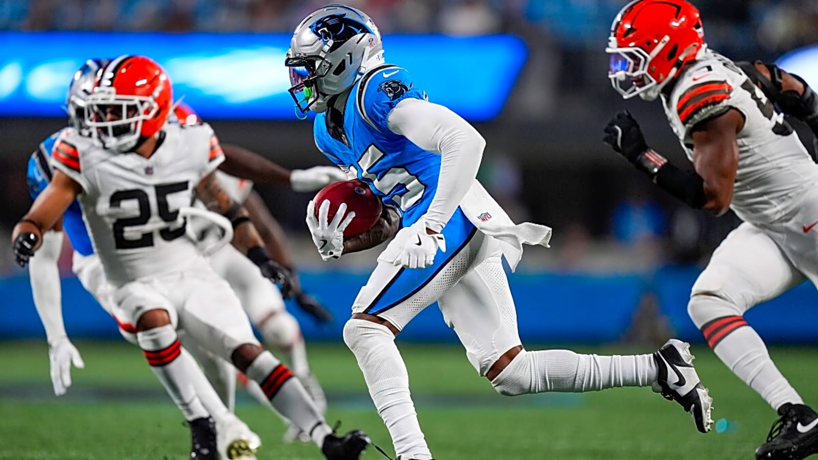 &#39;It&#39;s a very competitive room&#39; — Panthers’ young WRs reliability in training camp and preseason are turning depth into a tough roster decision