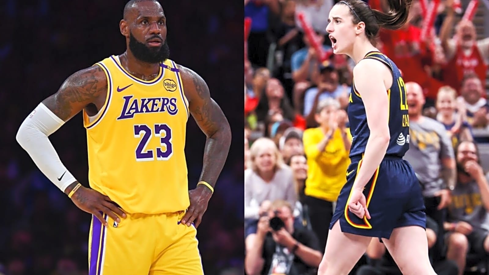 LeBron James Comments Two Words on Caitlin Clark&#39;s Post