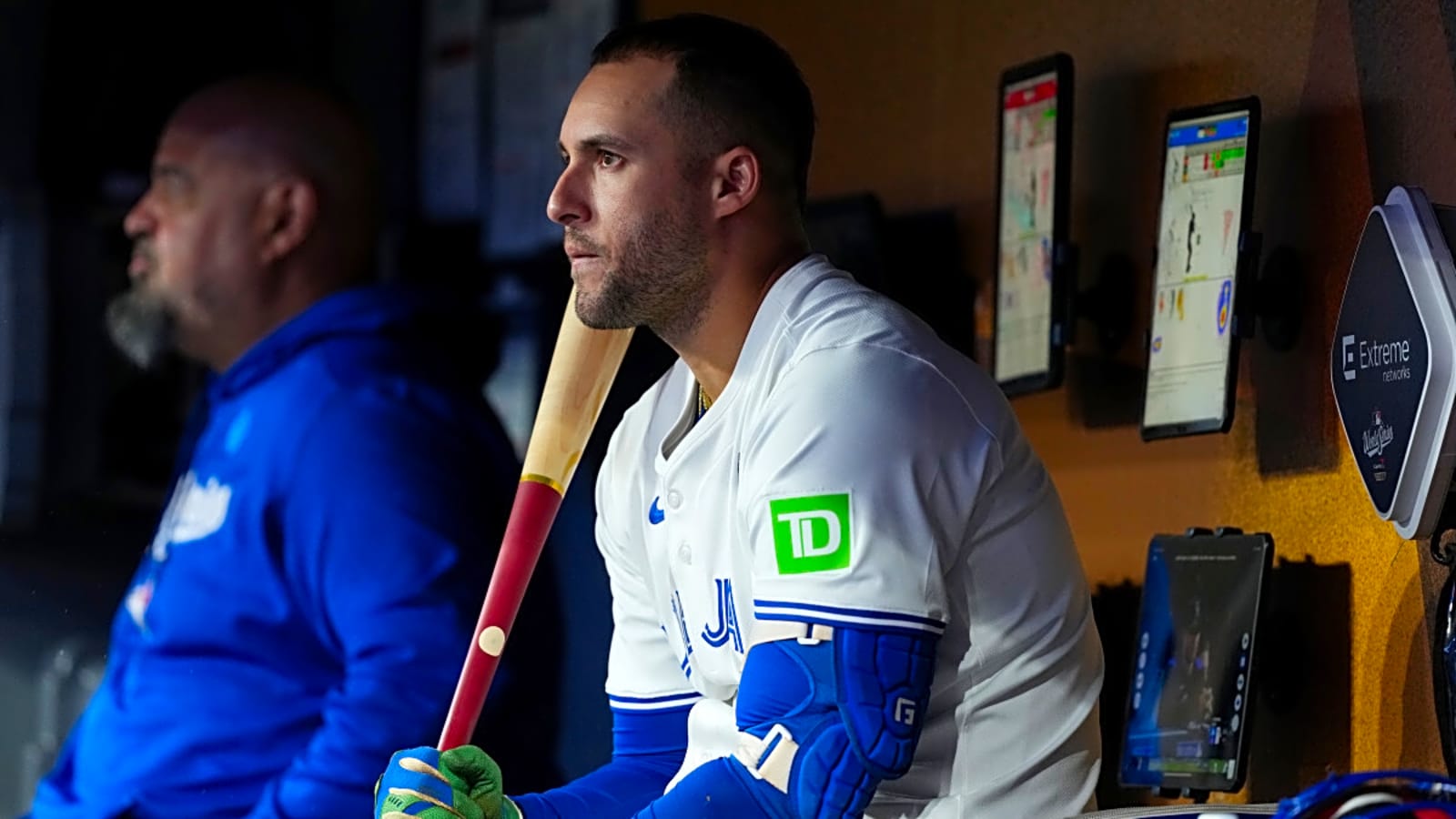 Blue Jays&#39; George Springer Receives News on Wednesday