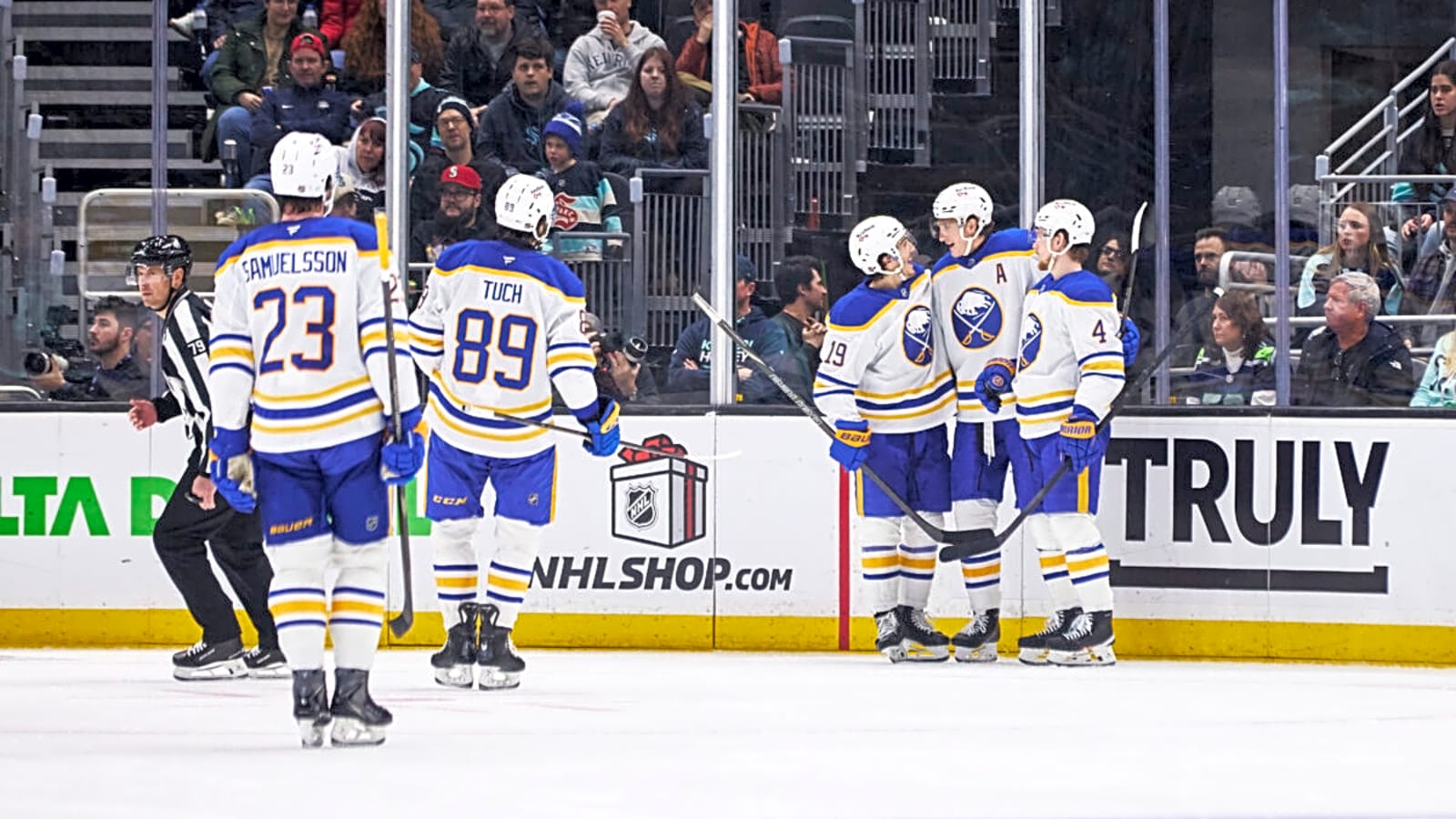Sabres Hold Off Kraken in 3-1 Win