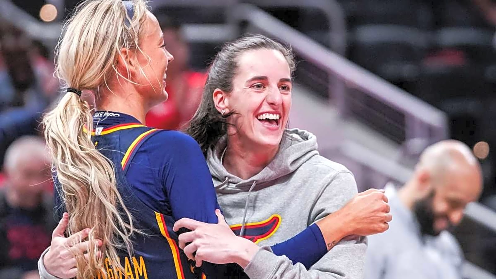 Caitlin Clark Couldn&#39;t Contain Herself After Sophie Cunningham&#39;s Clutch Shot in Cup Final