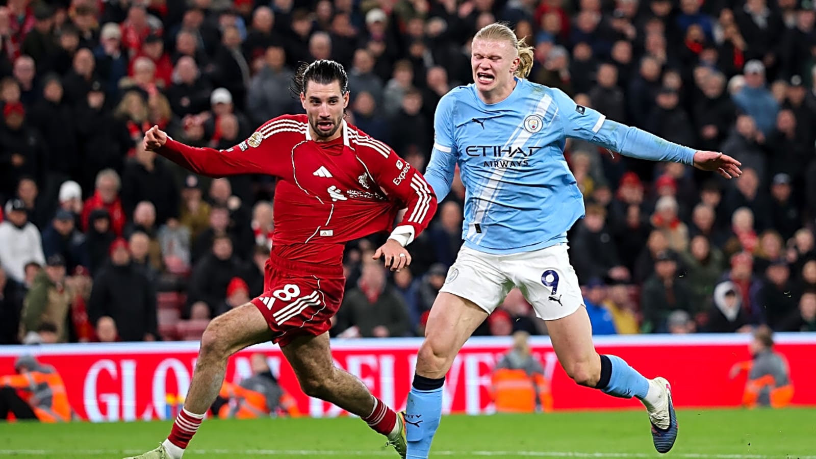 Erling Haaland’s Reaction to Szoboszlai Incident Surprises After Man City Beat Liverpool