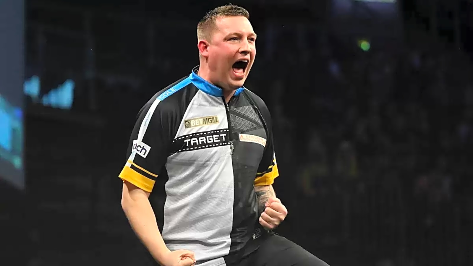 Chris Dobey denies Dirk van Duijvenbode in thrilling deciding leg to clinch title at Players Championship 17