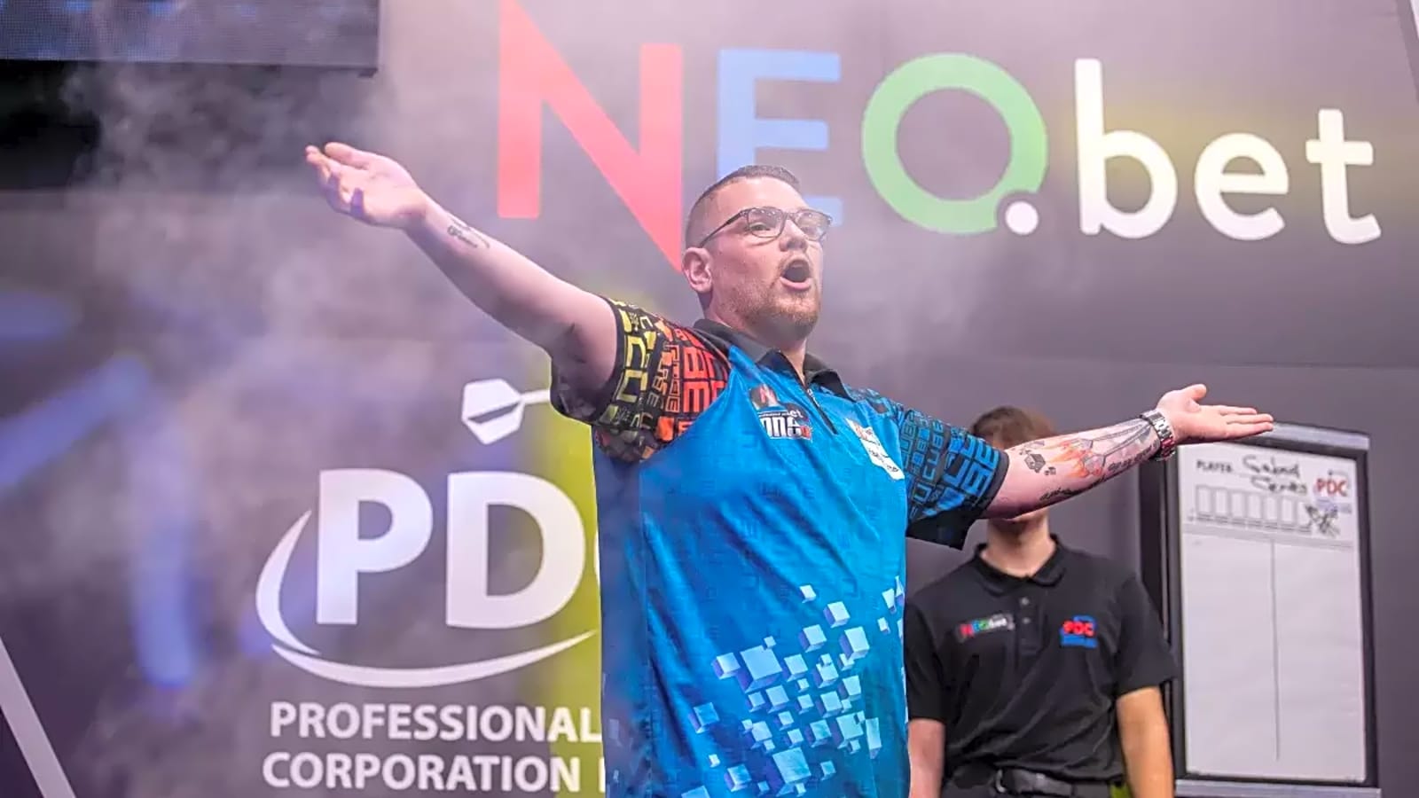 'I don&#39;t remember this moment': Rene Eidams recalls Michael van Gerwen Ally Pally comeback as a blur