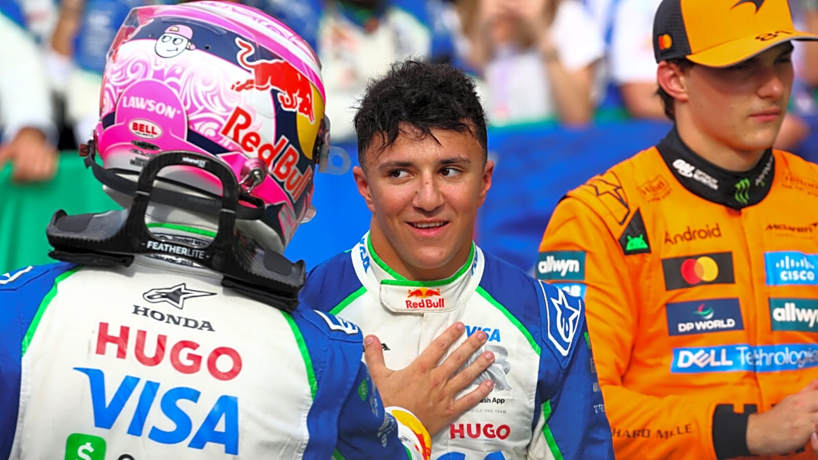 Isack Hadjar and Liam Lawson Left Out of VCARB’s Podium Party at Monza