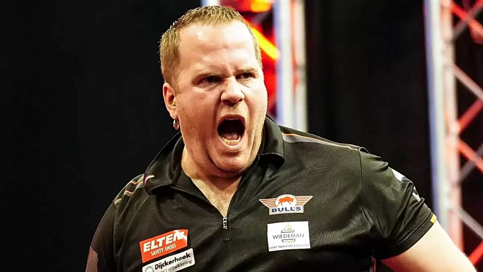 Dominant Dirk van Duijvenbode completes 2nd round lineup at European Darts Grand Prix 2025 after dramatic day of fire alarms and thrillers