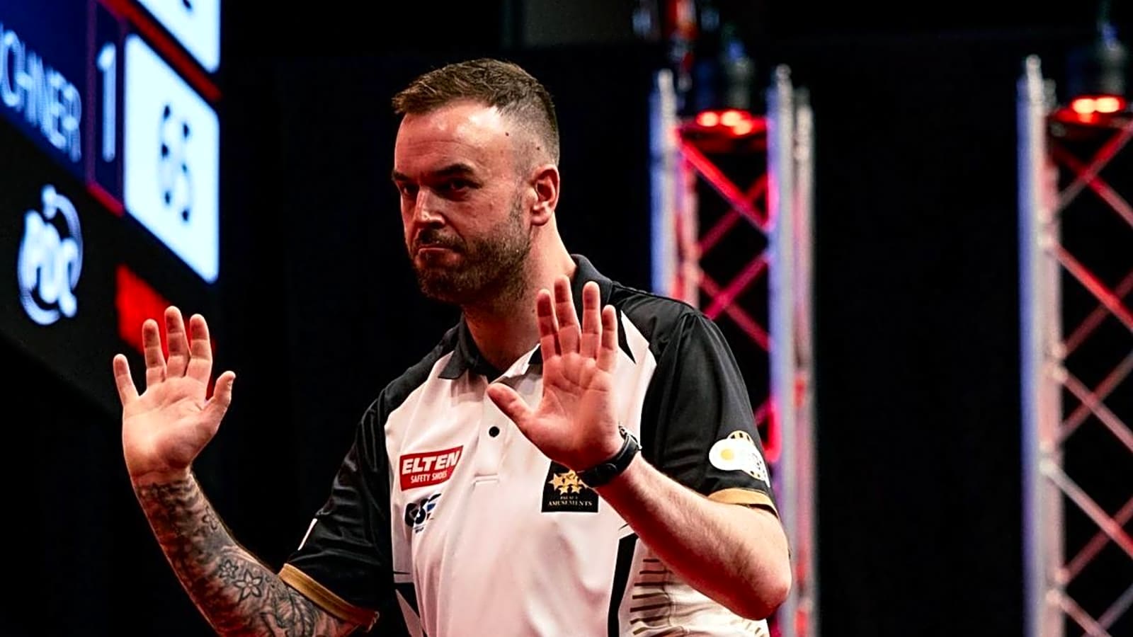 Ross Smith completes last 16 lineup at German Darts Grand Prix 2025 after wins for Luke Littler, Michael van Gerwen & Gerwyn Price in exciting evening session