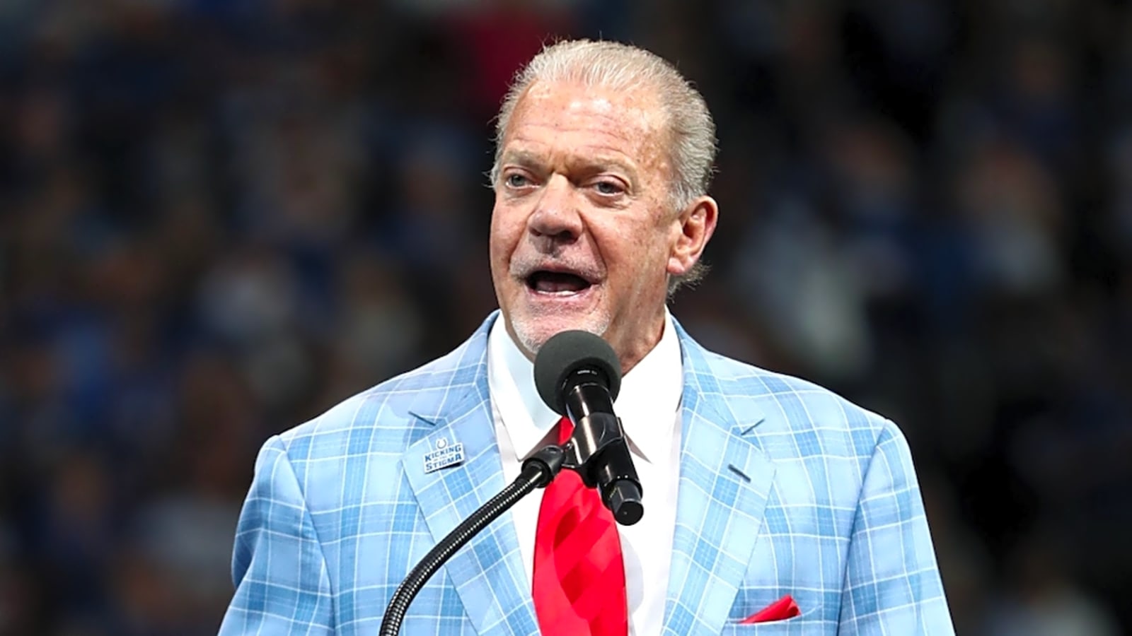 Late Indianapolis Colts owner Jim Irsay receives touching tribute during the Indy 500
