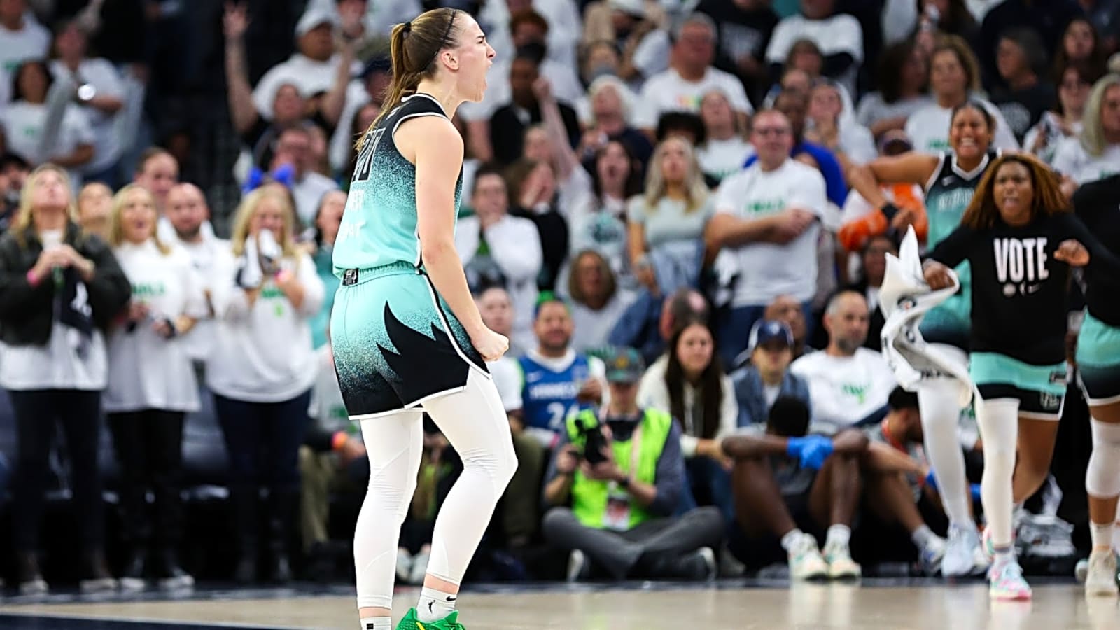 Sabrina Ionescu’s Strong Seven-Word Statement Before Liberty-Aces