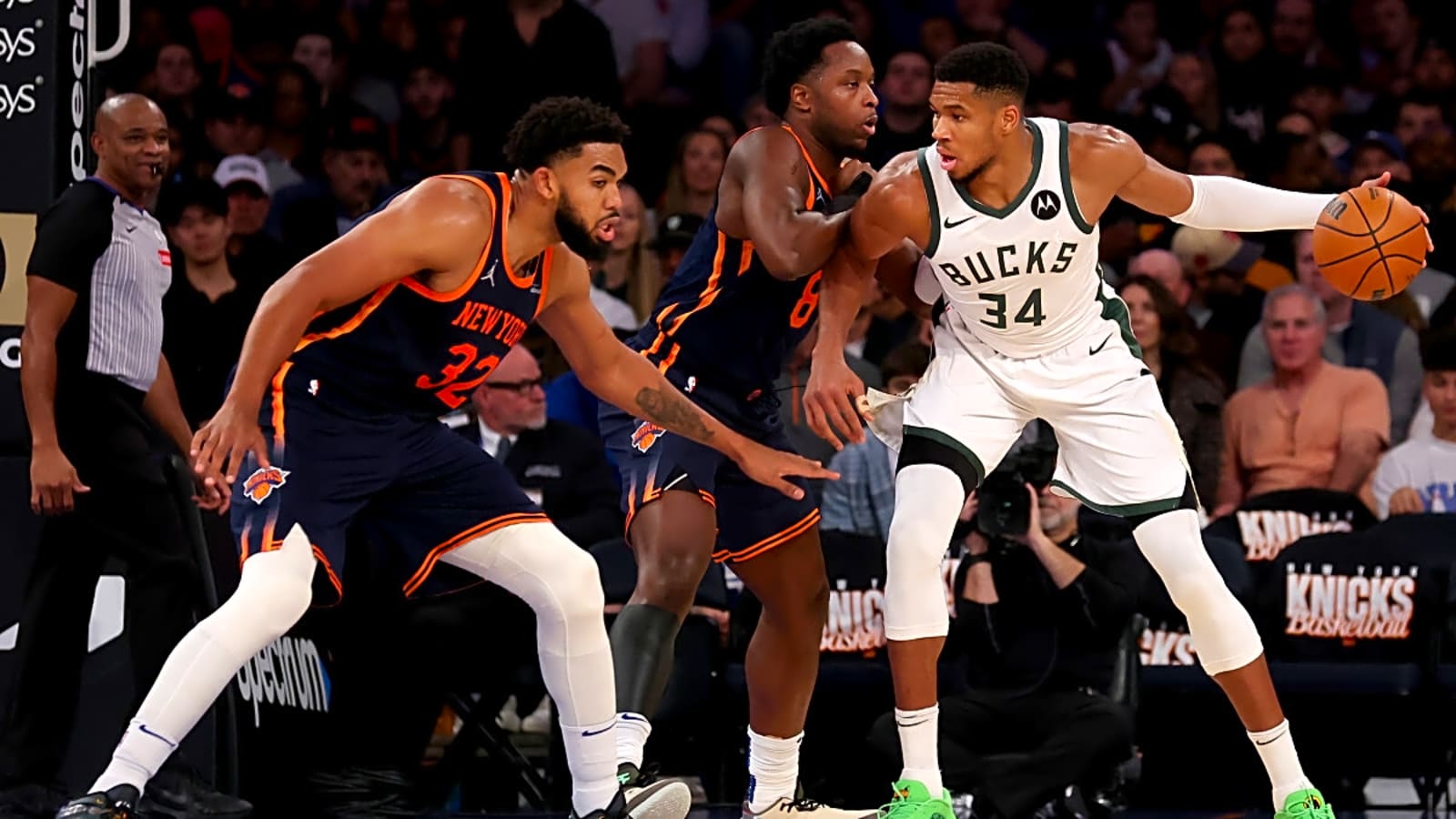 Wild 5-Team Blockbuster Mock Trade Lands Knicks Giannis Antetokounmpo, Sends Karl-Anthony Towns to Heat