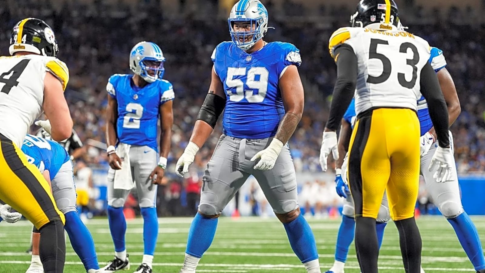 Detroit Lions Dan Campbell Laments Poor Performance Of Young Offensive Lineman