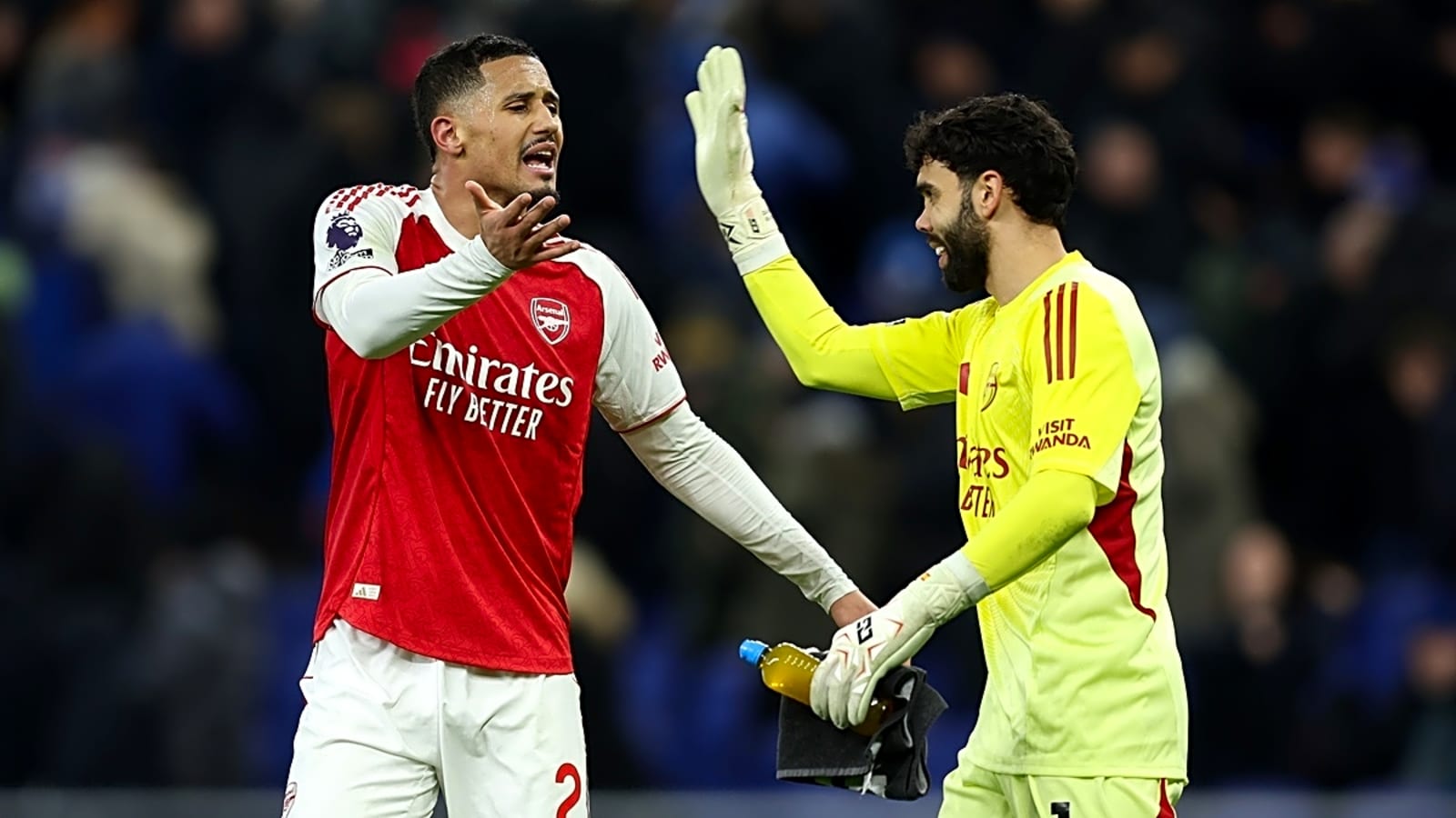 Did Everton deserve a penalty for that Saliba tackle?