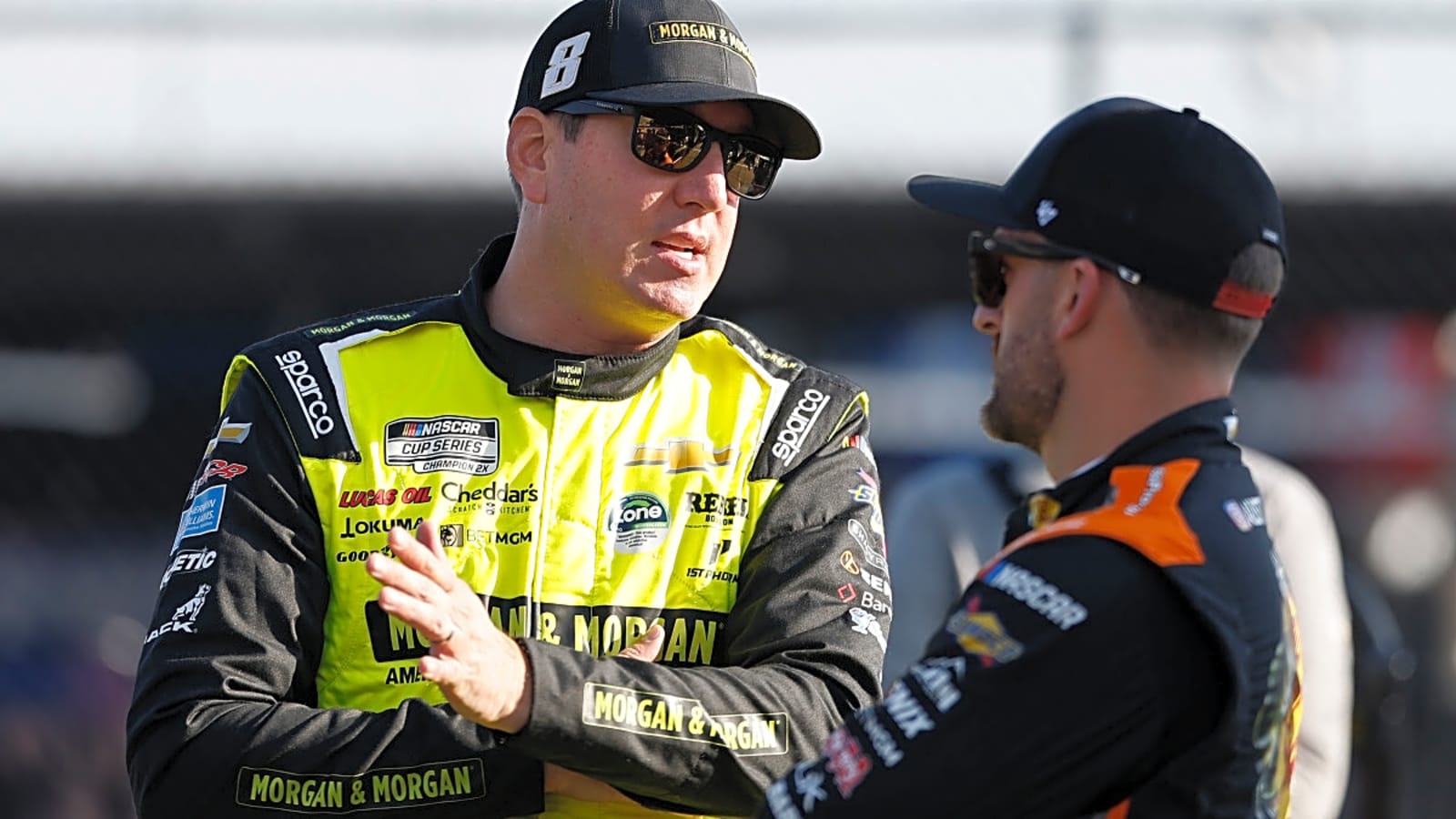 Kyle Busch Trades NASCAR Track for Baseball Stands With Son Brexton Busch