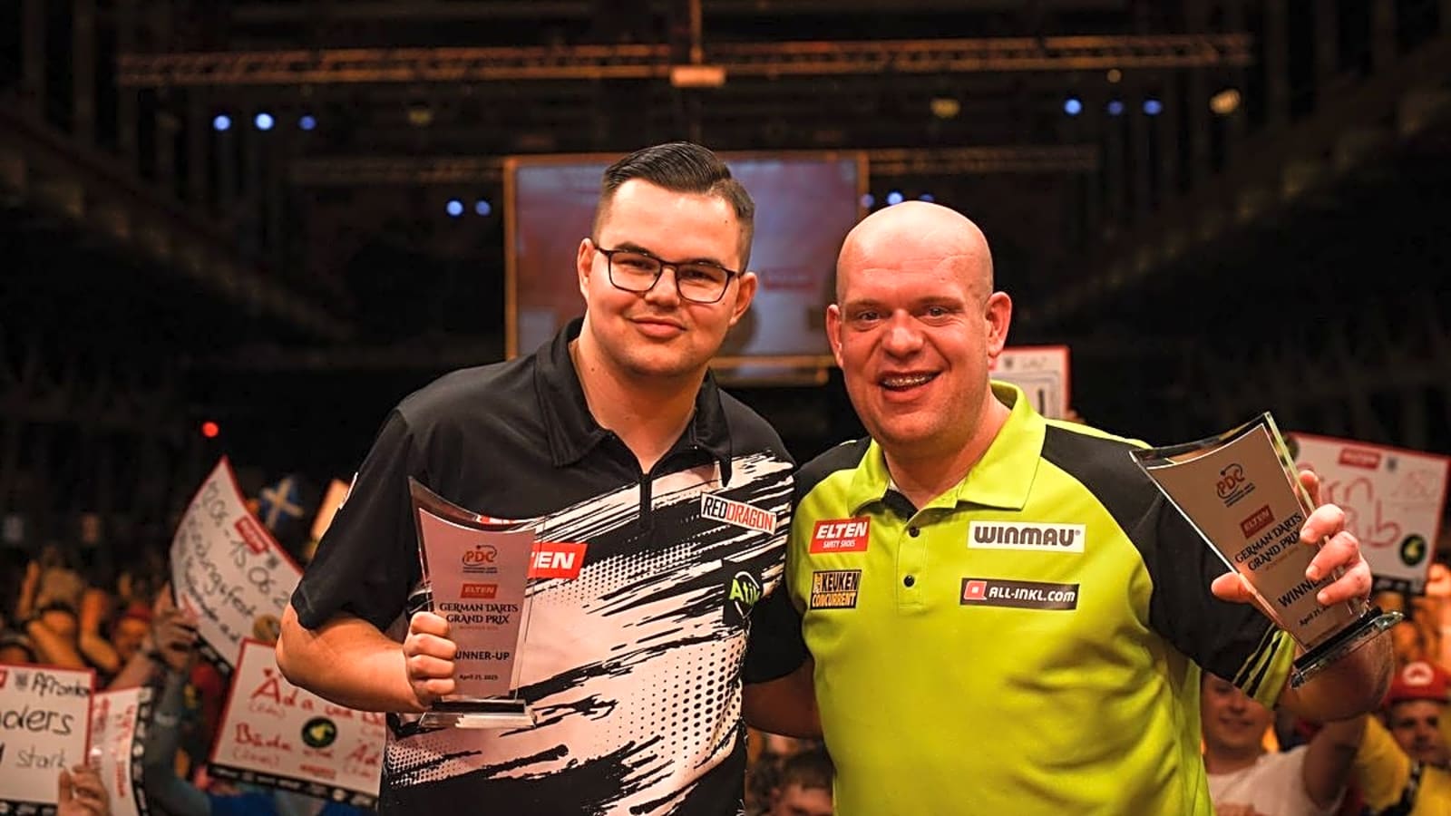 'Michael van Gerwen was the deserved winner' - Gian van Veen &#39;gutted&#39; but shows class in defeat following German Darts Grand Prix final