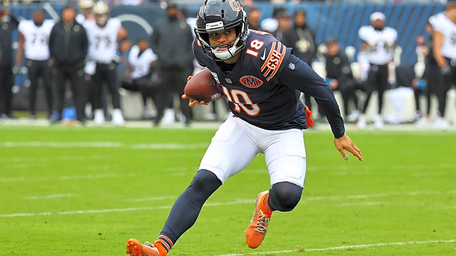 Ben Johnson is getting close to running his ideal offense in Chicago but he&#39;s still missing one thing from QB Caleb Williams