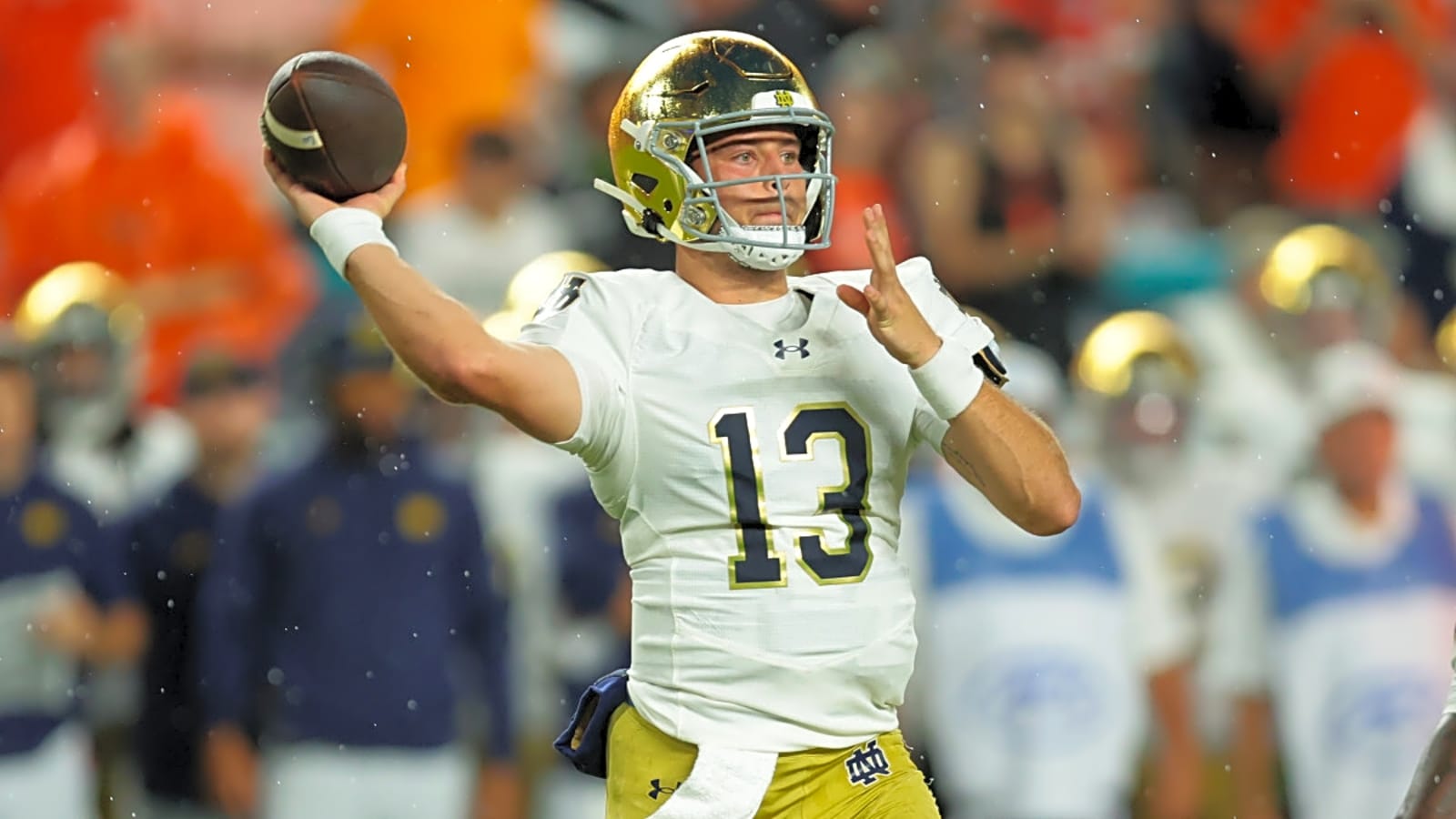 Notre Dame Quarterback CJ Carr Impresses In Season Opener