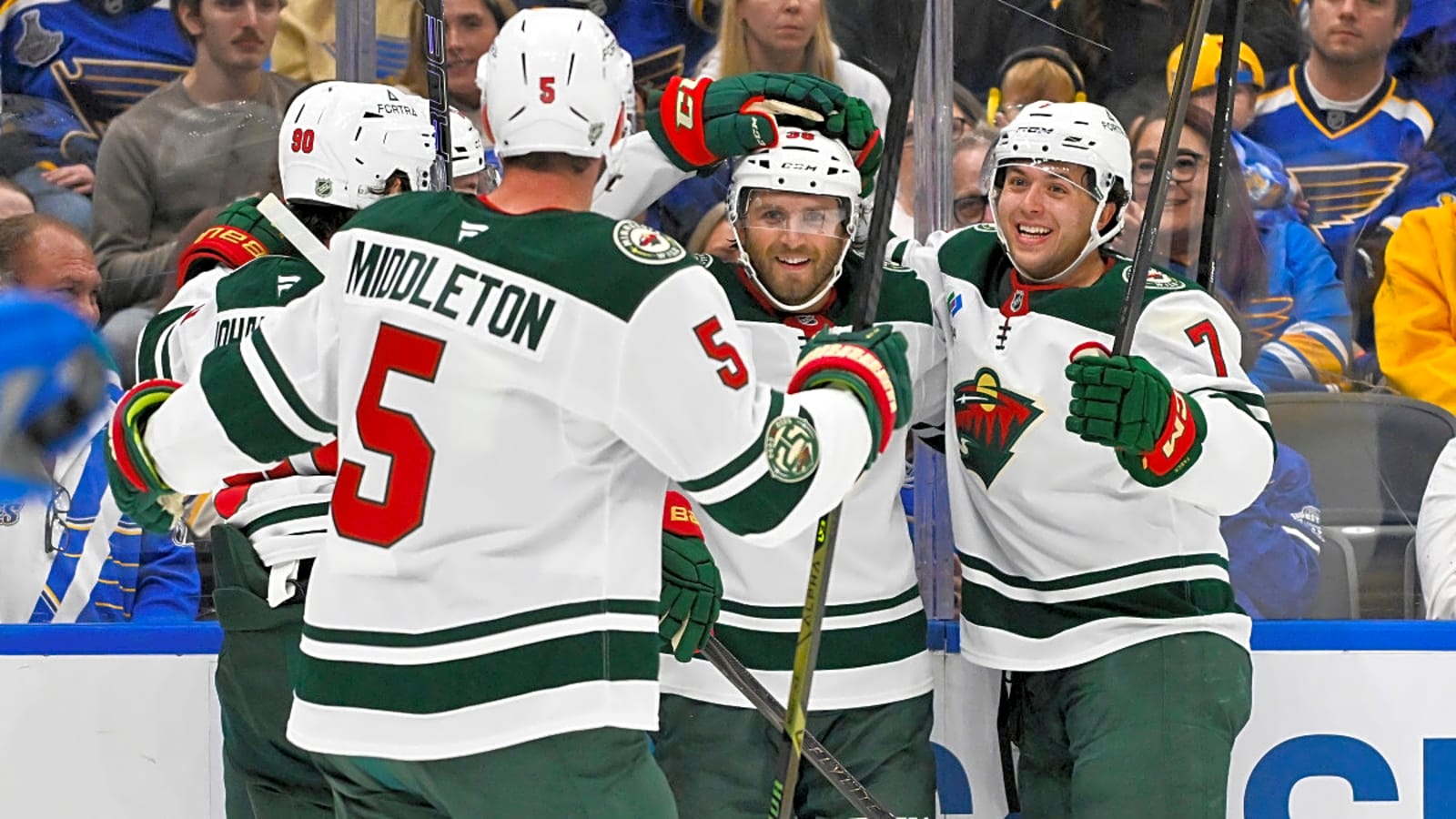 Wild blank Blues in season-opening win