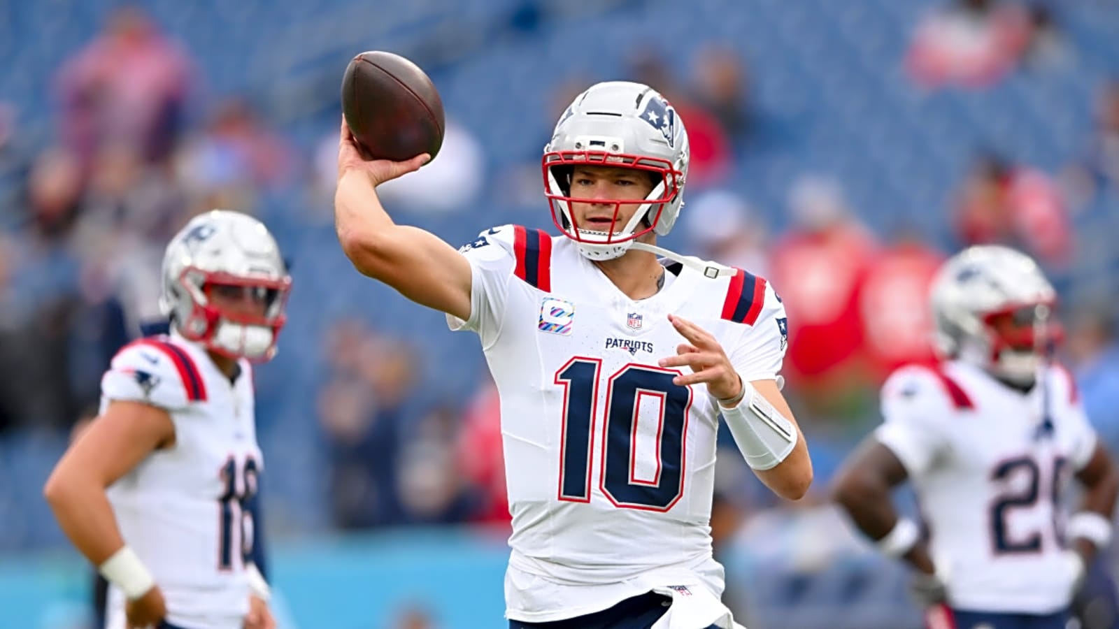 Drake Maye joins Patrick Mahomes and other legendary company in Mike Vrabel&#39;s revenge win over Titans