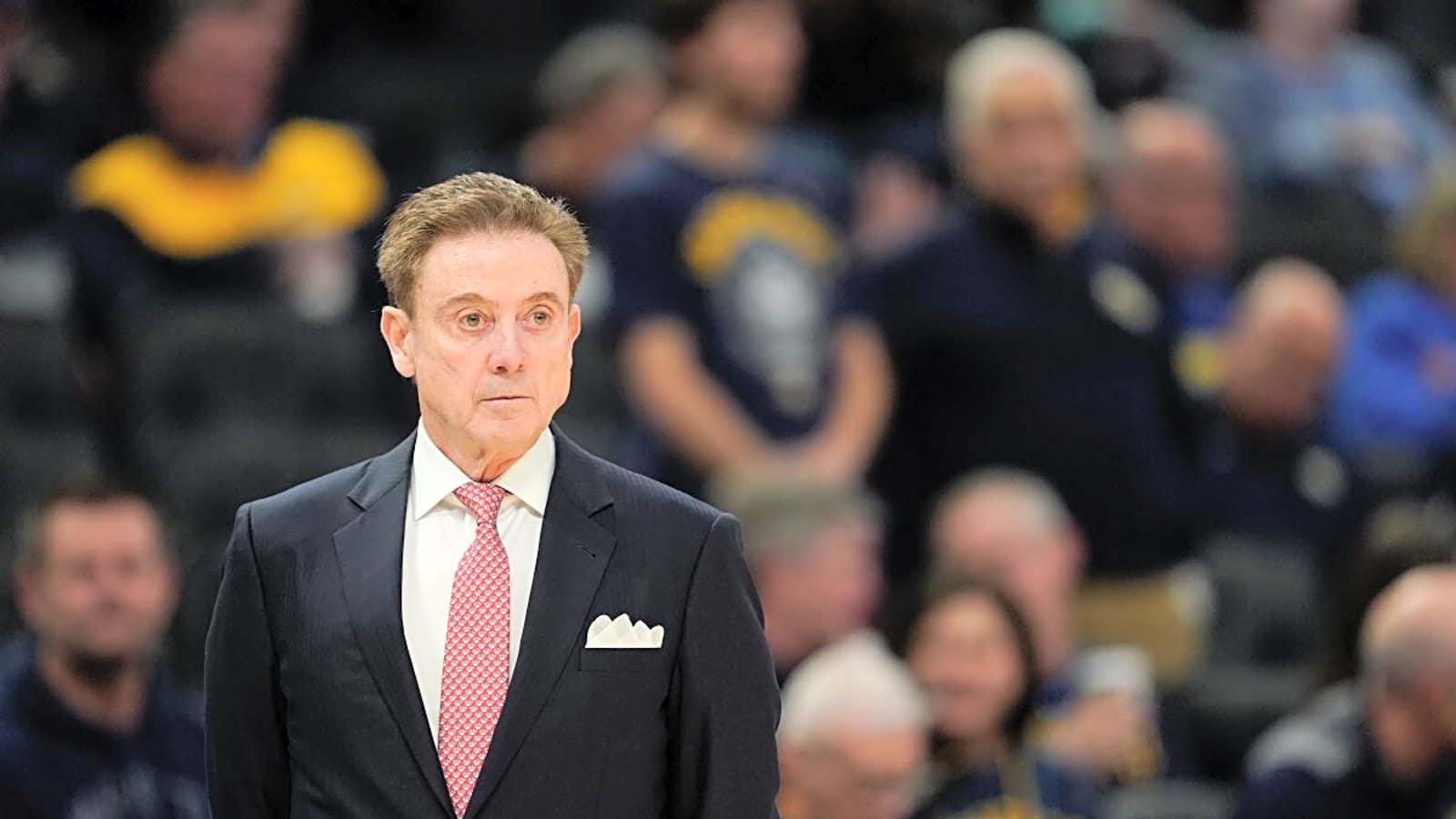 Rick Pitino Was Not Happy With Reporters After Monday Night's Loss